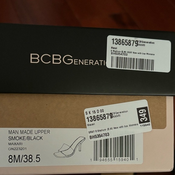 BCBGGeneration Black Smoke Maxari heels - Picture 7 of 8